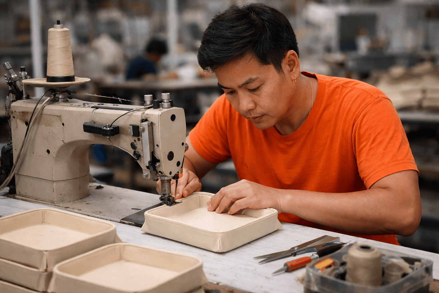 โรงงานผลิตถาดหนังพรีเมียมสำหรับงานสั่งทำ