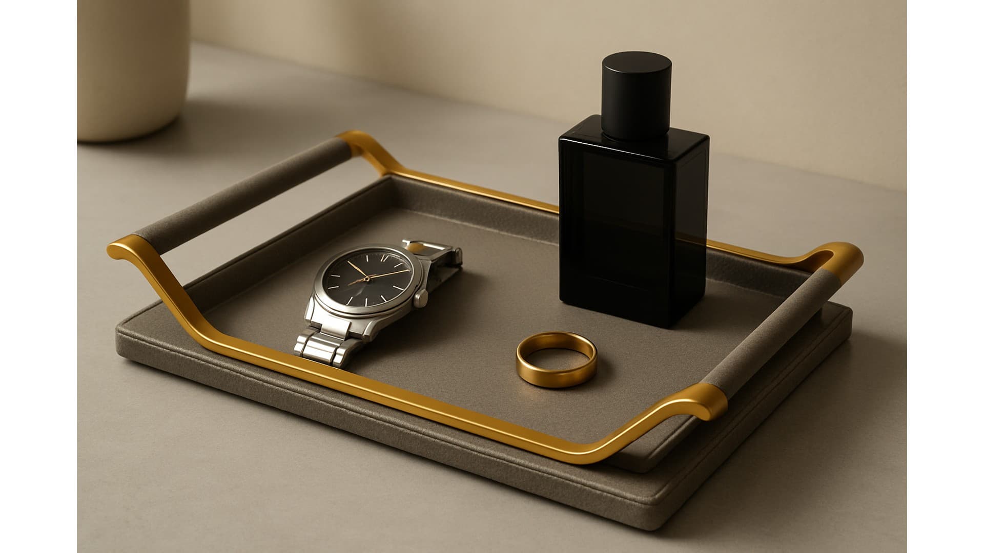 ถาดหนังพรีเมี่ยม PARIVAT - ถาดเก็บของสำหรับโรงแรมและบ้าน